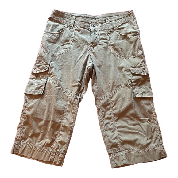 Kuhl Pants - 🤠 SOLD 🤠 Kuhl Womens Size 6 Khaki Capri Cargo Stretch Hiking Kontra